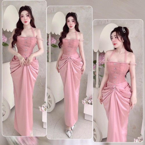 ĐẦM DỰ TIỆC NHÚN EO